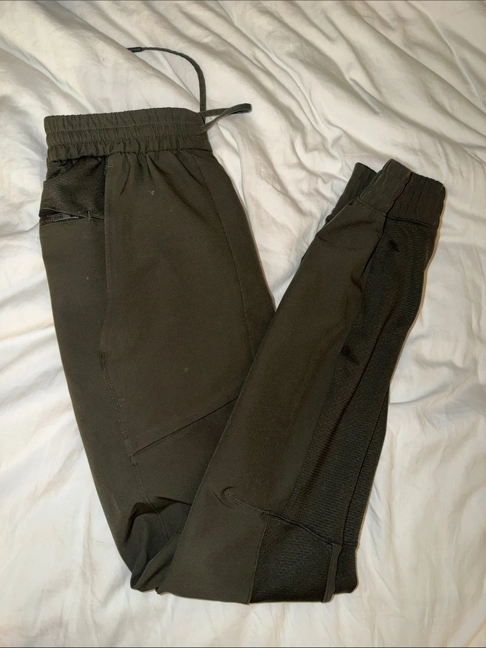 lululemon athletica dark olive/black men’s joggers
